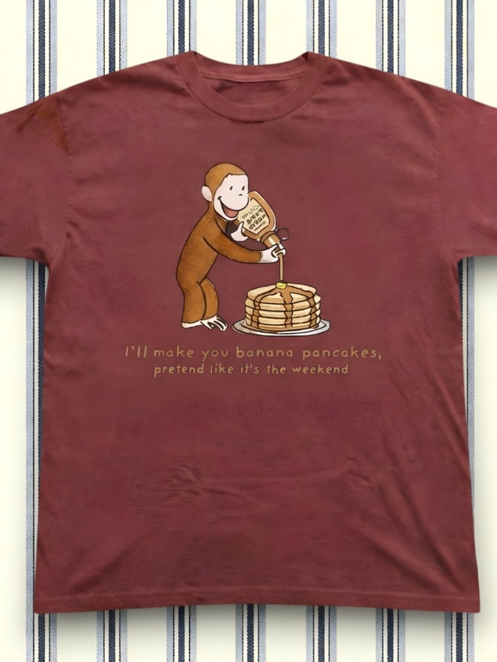 Curious George Banana Pancakes Graphic Tee